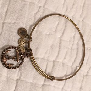 Alex and Ani Nautical Anchor Bangle